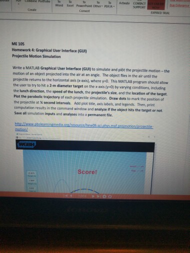  Write a MATLAB Graphical user Interface (GUI) to simulate and plot