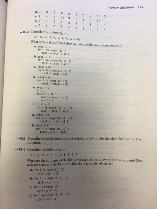  Using python please answers questions R6.4 & R6.7 (6.4 goes onto
