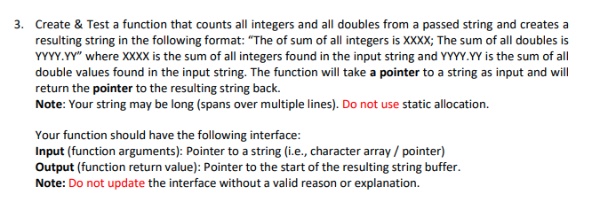  code In C# 3. Create & Test a function that counts