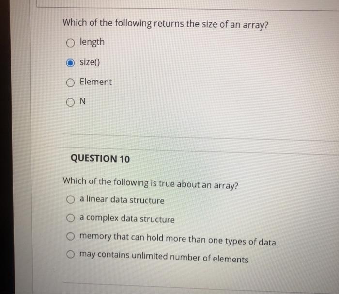 fix-size data structure The size of an Arraylist may increase and decrease.