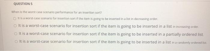 an ordered array. Which of the following returns the size of an