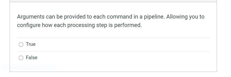 can someone please help me; Linux environment Arguments can be provided to