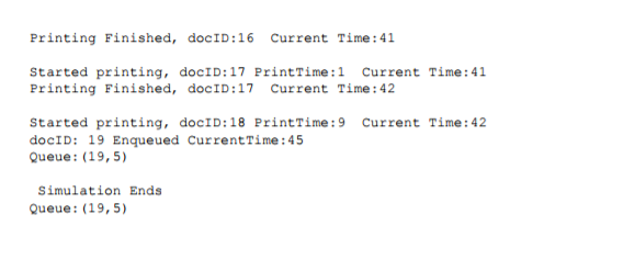 of documents. Use a linked implementation of queue data structure. Each node