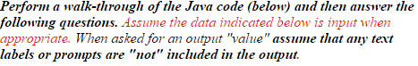 Multiple Choice Java Program walk through, Follow the directions and use the
