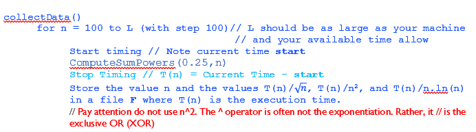 format for plotting the data. I do not understand how to implement