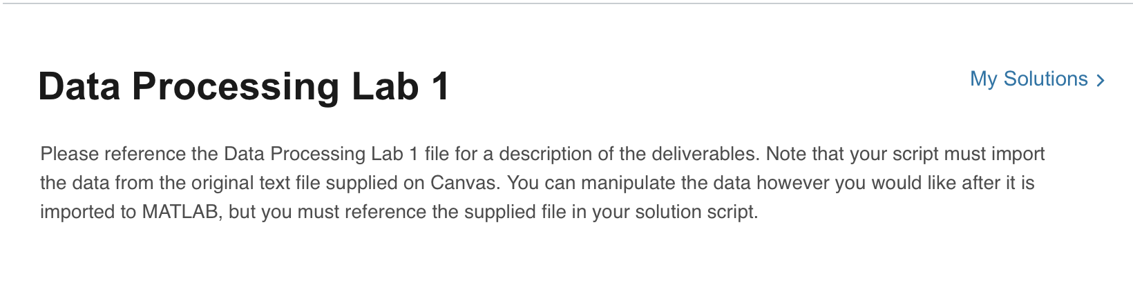  Data Processing Lab 1 Please reference the Data Processing Lab 1