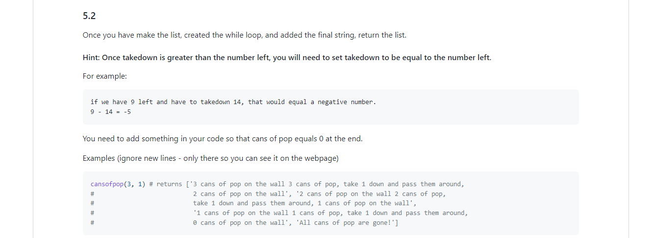 over the function called makelist() This function takes in one parameter, an