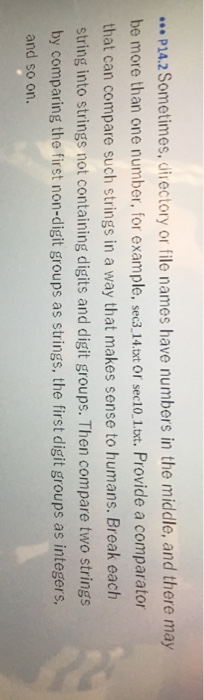  Java, add comments .. P142 Sometimes, directory or file names have