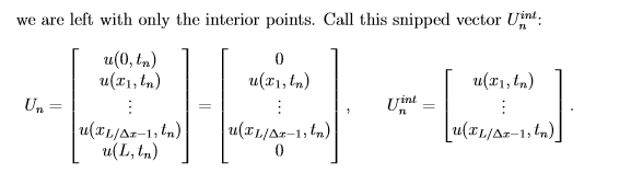 0 and L) is given by u(x, t). That is, the temperature