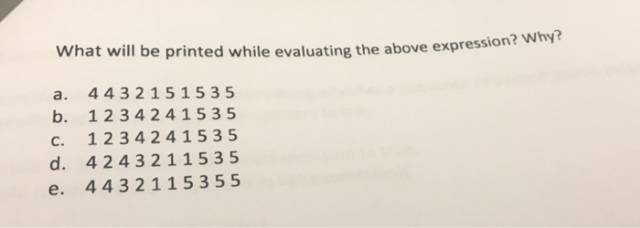 Queue q- new LinkedListcinteger Consider the following: Integers from 1 to 5
