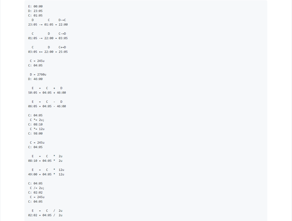 added to the utils module. (see utils and Time module for more