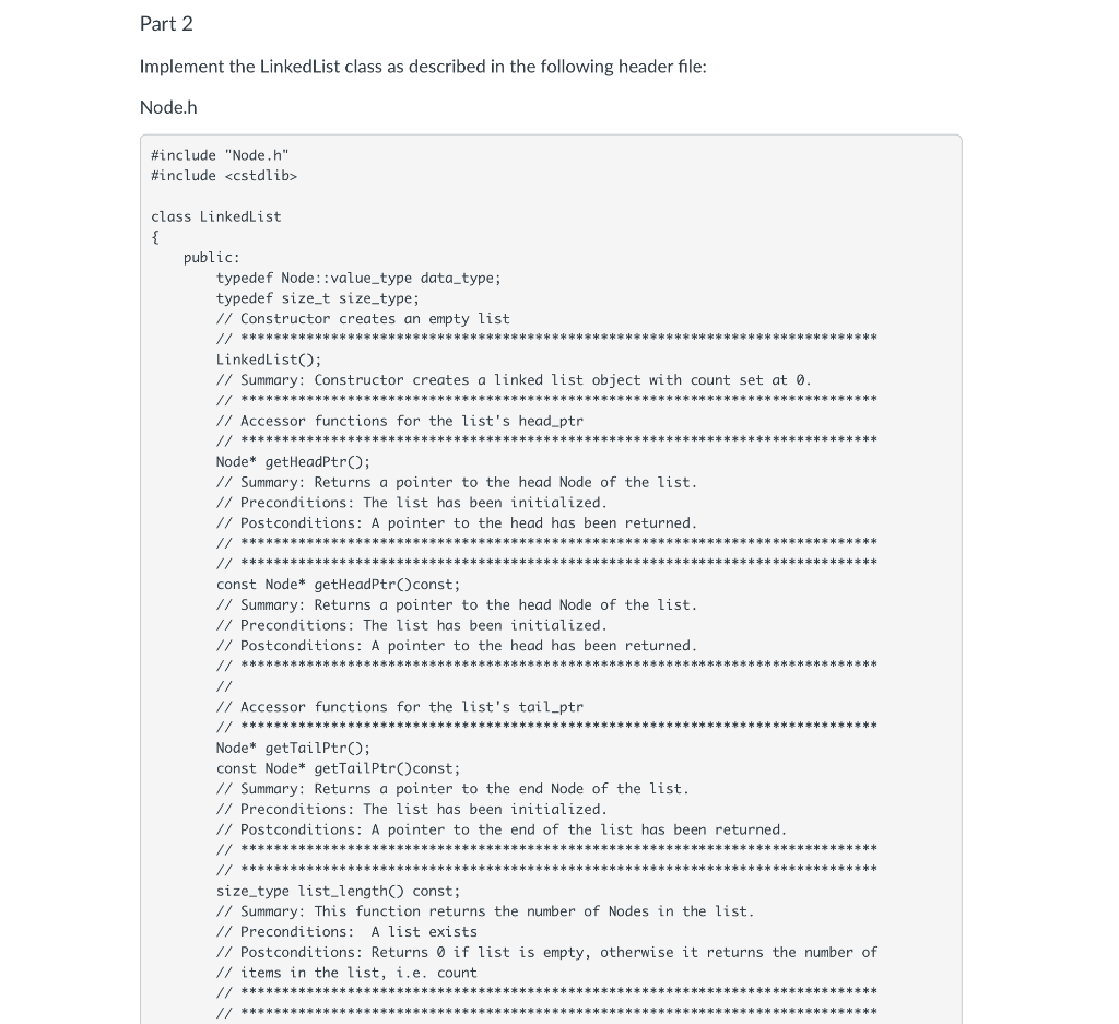 diagram below. This will require you to implement the Node class as