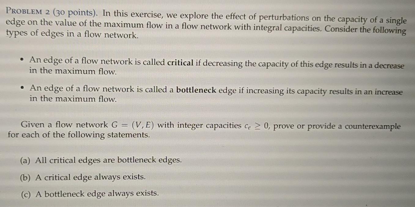  PROBLEM 2 (30 points). In this exercise, we explore the effect