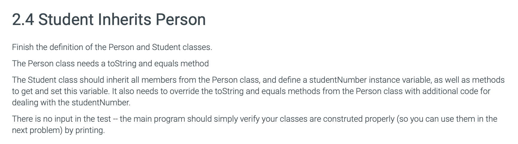  *******************person.java************ public class Person { private String name; public Person() {