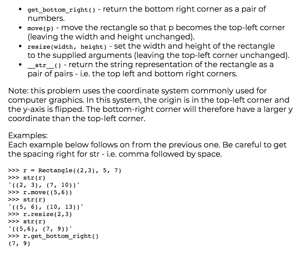 two-dimensional point may be represented by an x- and y-coordinate. In this