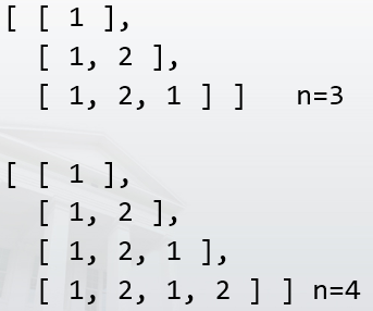 Using Python. How to make a matrix like the two below using