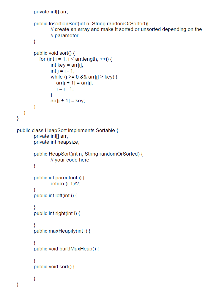 take as input the size of the array and generate numbers based