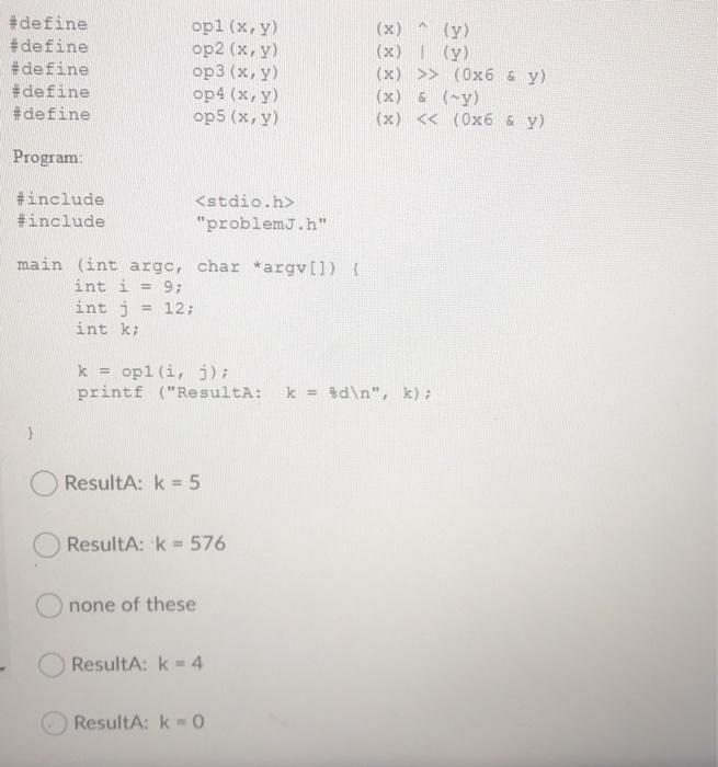  (3) #define #define #define #define #define opi (x,y) op2 (x,y) op