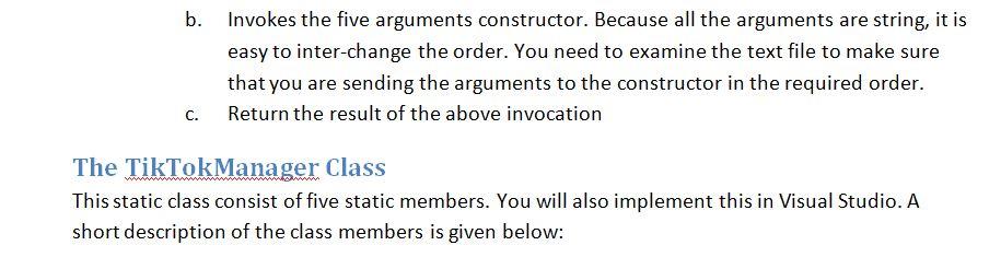Tiktok.cs file. The Audience Enum (5marks] This enum specifies the intended audience