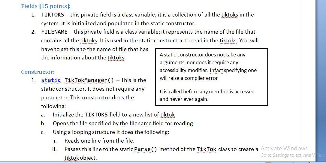 table below: Audience Enum Constants World Group Special Activa The TikTok Class