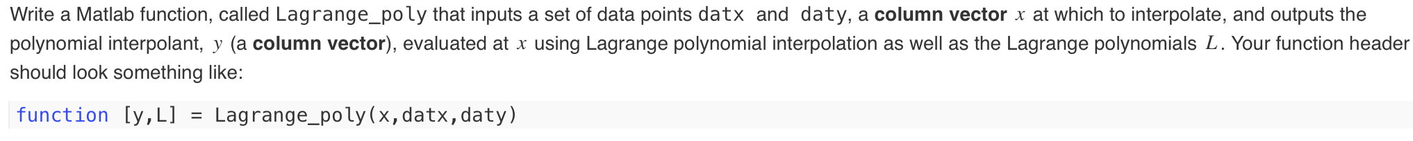Please help me with the Matlab code. Thanks in advance Write a