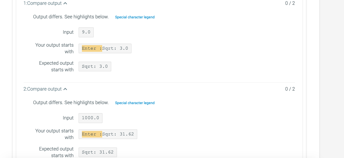 the appropriate function from the math module to perform the operation. Ex: