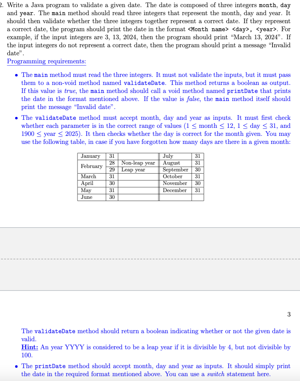  Please make simple program were only on beginner loops and methods
