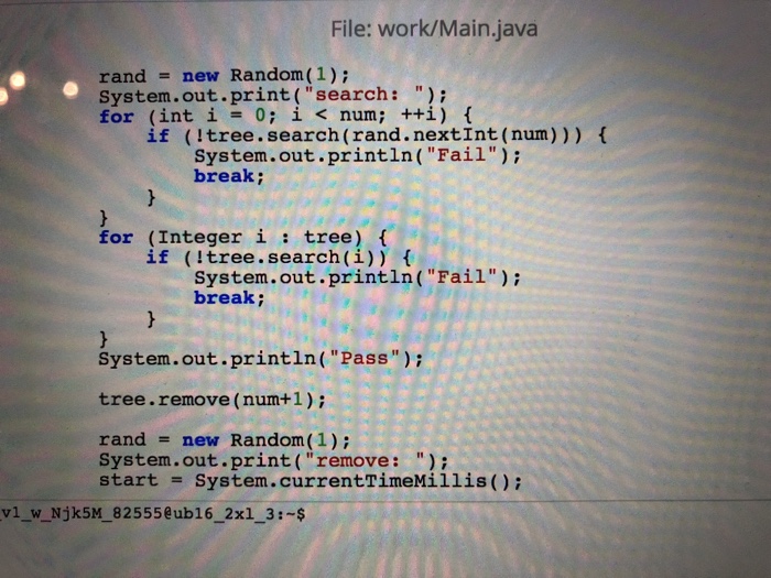 are: . insert iterator (non-recursive) . remove . search You must also