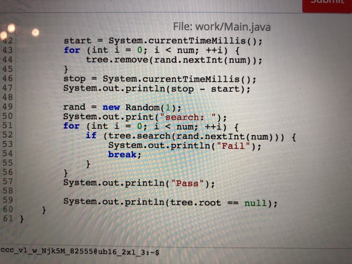 implement an Iterator inner class for the BinarySearchTree class. You must submit