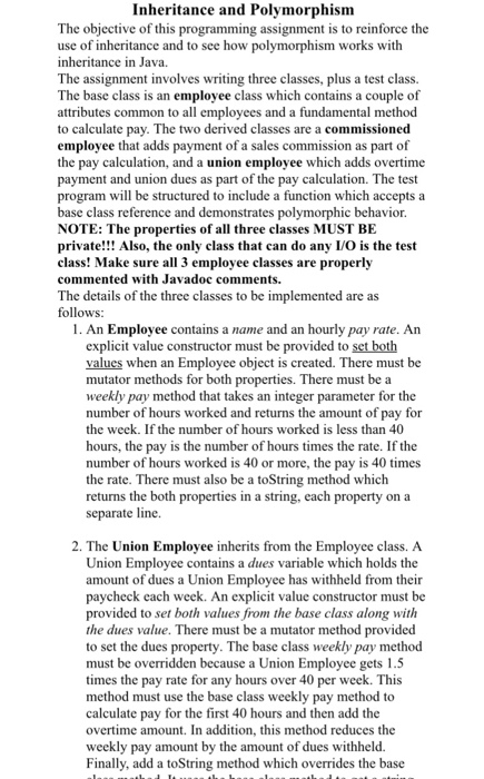  Can you help me with this java code? Inheritance and Polymorphism