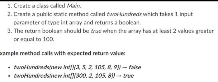 need to writa a code that makes this work 1. Create a