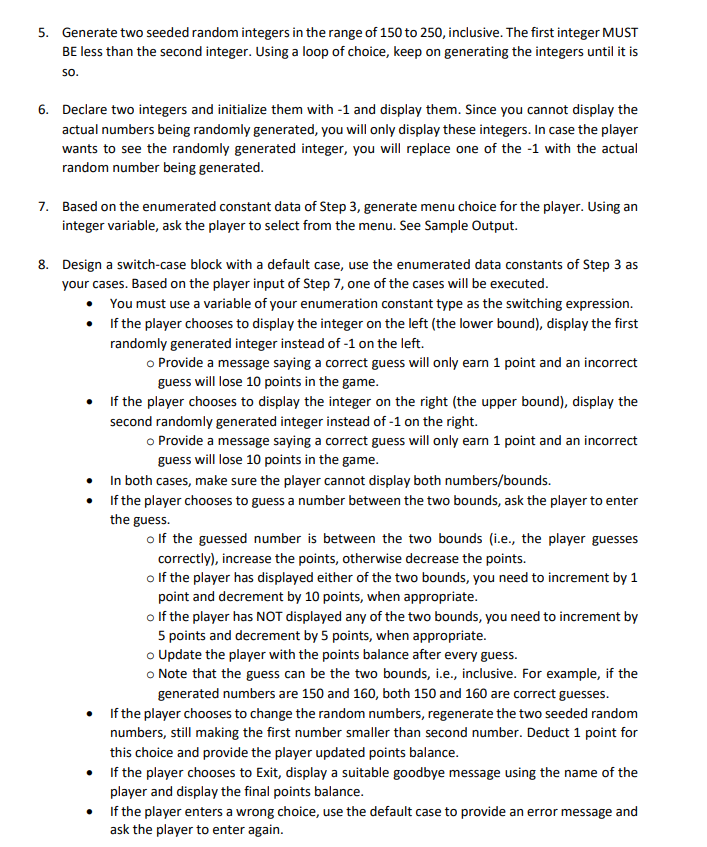  PROGRAM DESCRIPTION In this project, you have to write a C++