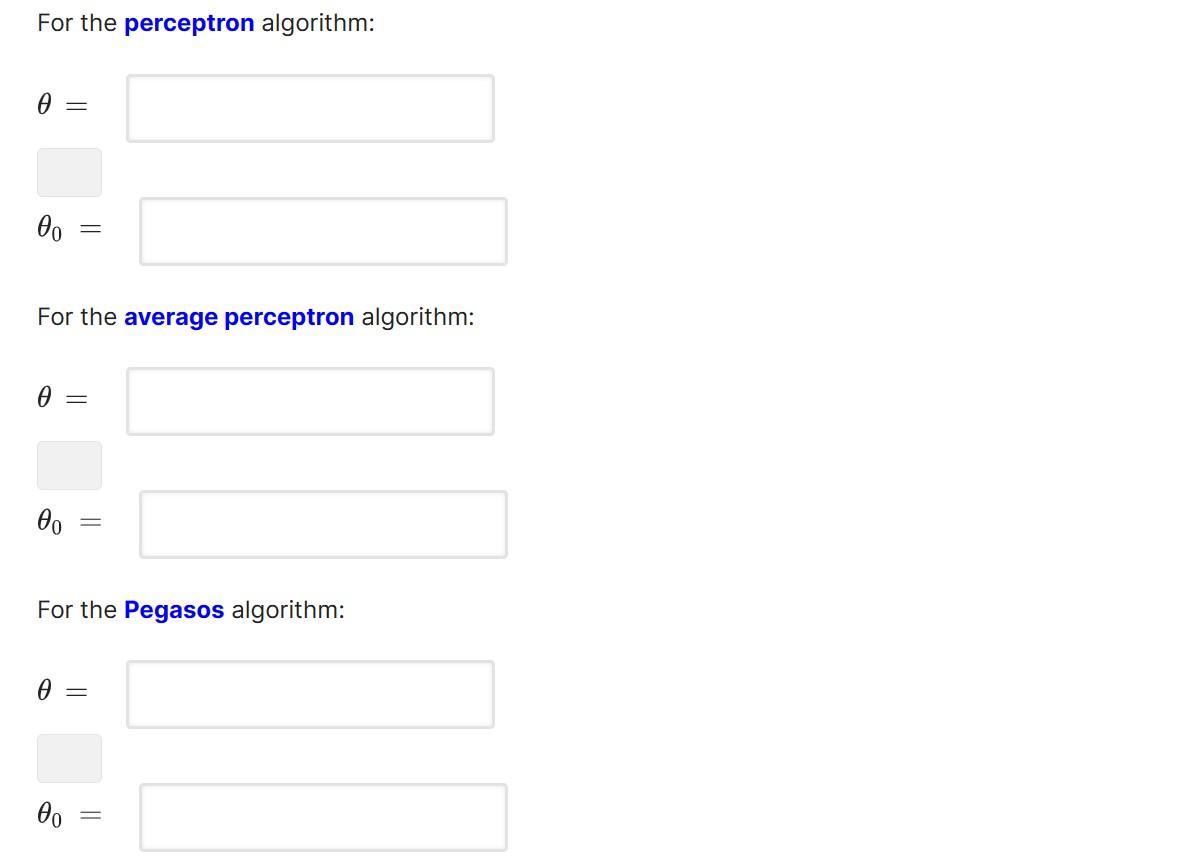 IST Once you have completed the implementation of the 3 learning algorithms,