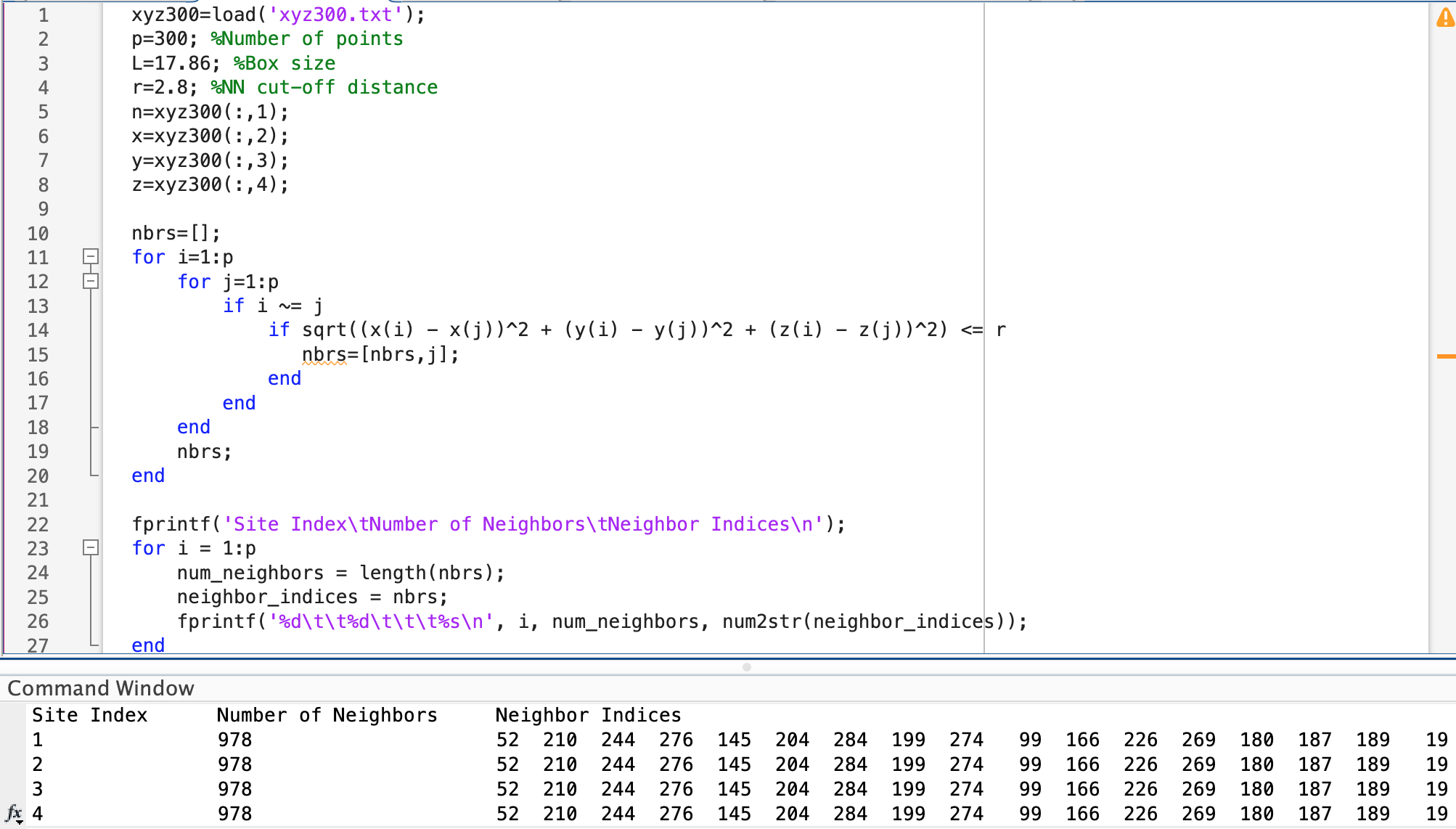  My goal is to write a MATLAB code that generates a