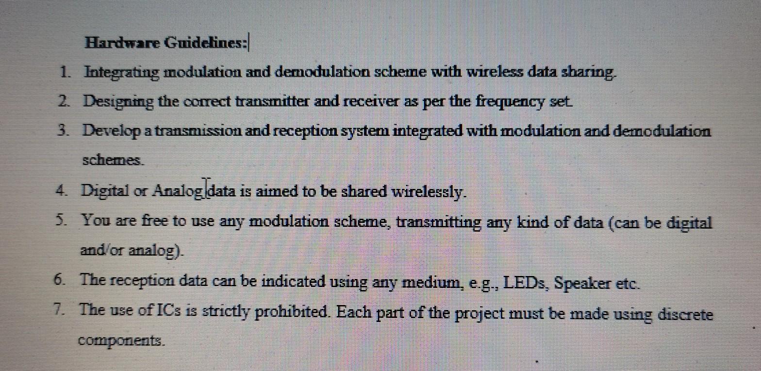 Pre-Filter Modulation Transmission Wireless Communication Data Output Post- Filter Demodulation Reception Figure: