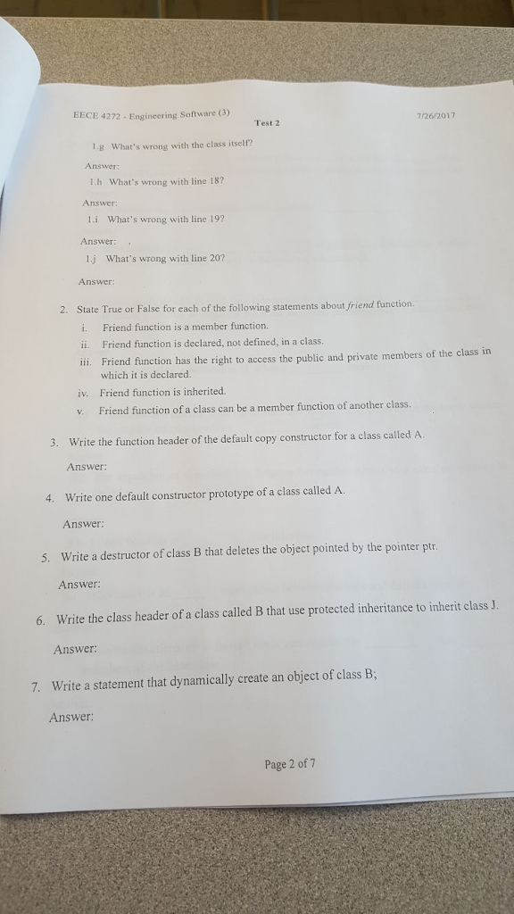 What's wrong with the class itself? What's wrong with line 18?