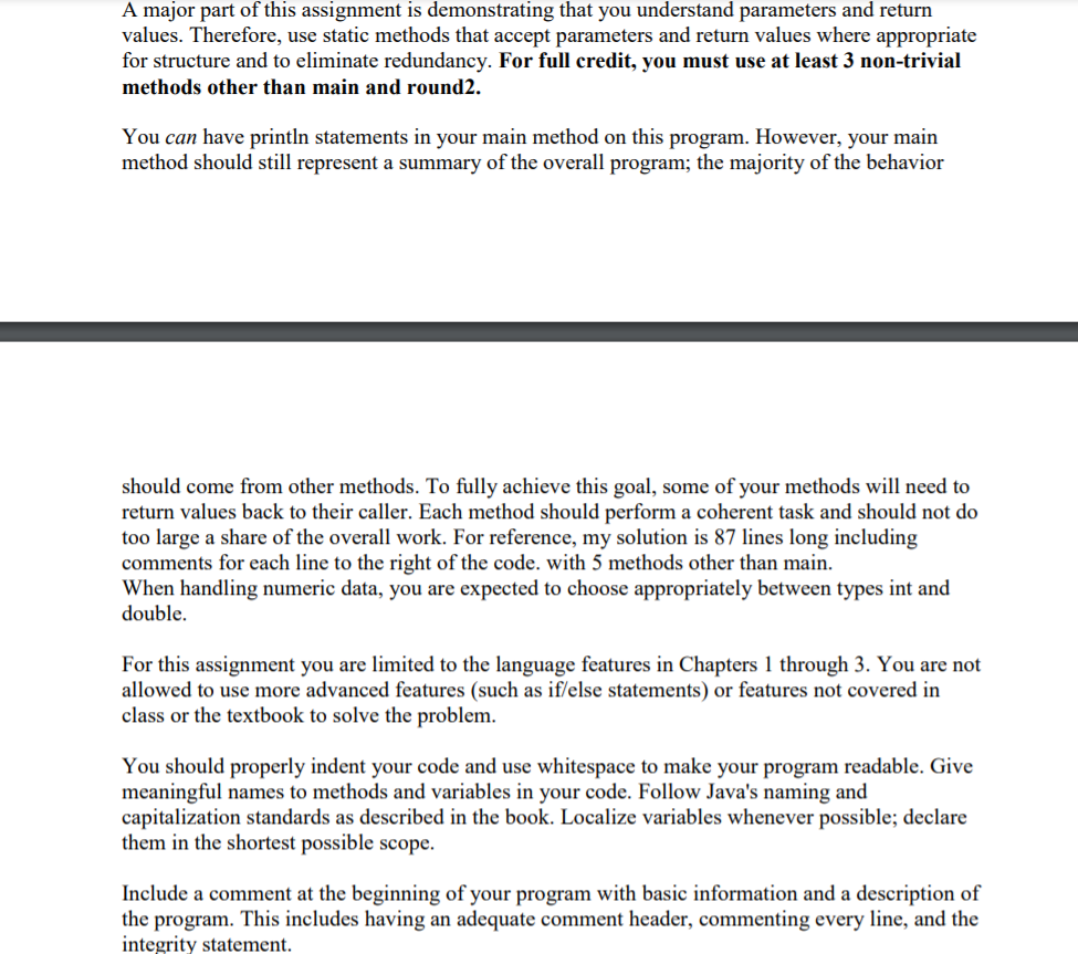 submitted electronically on the course web site. You will be using a