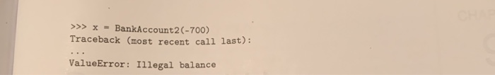 line of code describing what is being done BankAc 8.40 In Problem