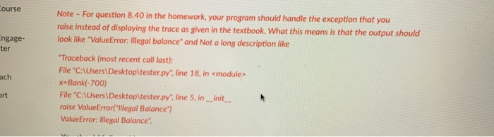 8.20, there are some problems with the implementation of the class and