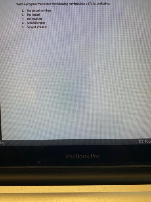  in c++ please assist Write a program that stores the following