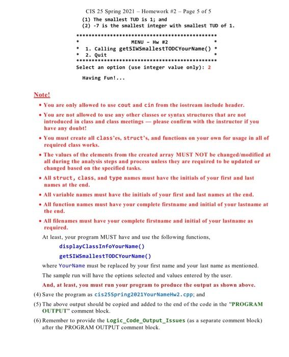 Copy of your source file (C++ program)-your source file MUST BE NAMED