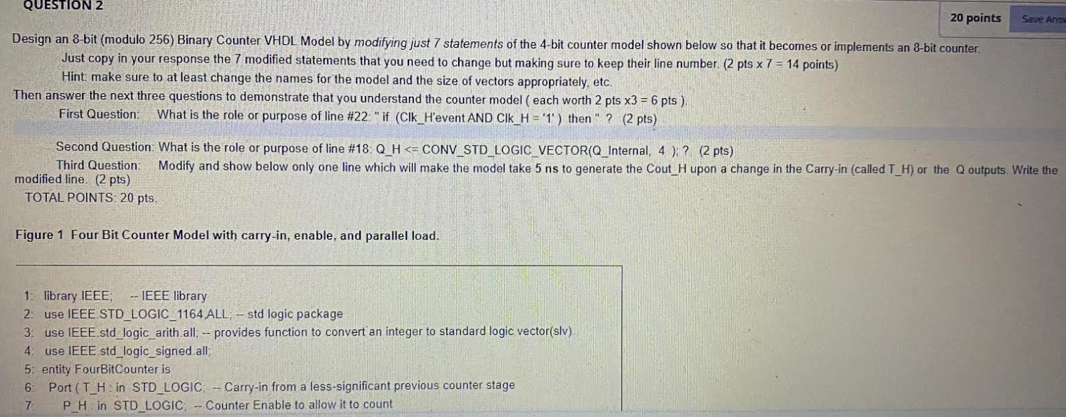 Please Help! i have 2 hours for this!! QUESTION 2 20 points