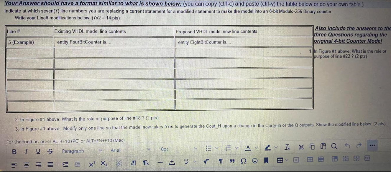modifying just 7 statements of the 4-bit counter model shown below so