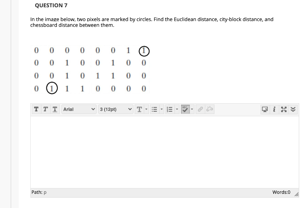 connect all pixels whose value is 1, and they are m-adjacent. (You