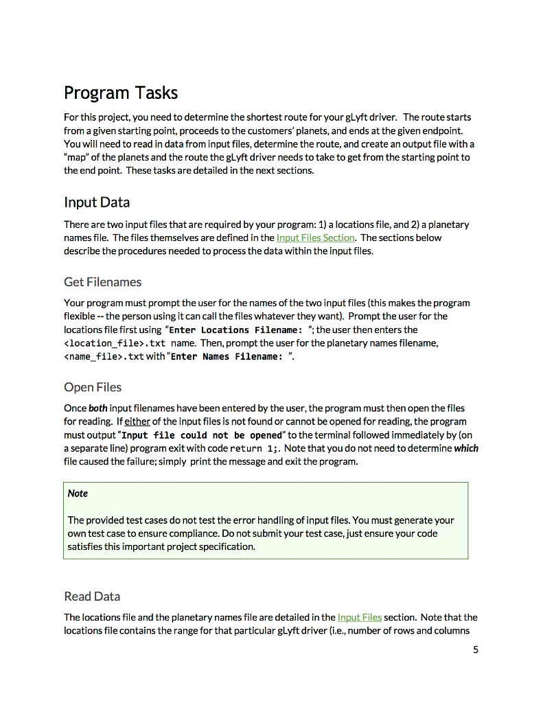 Please help thanks!!!!!! P Program Tasks For this project, you need to