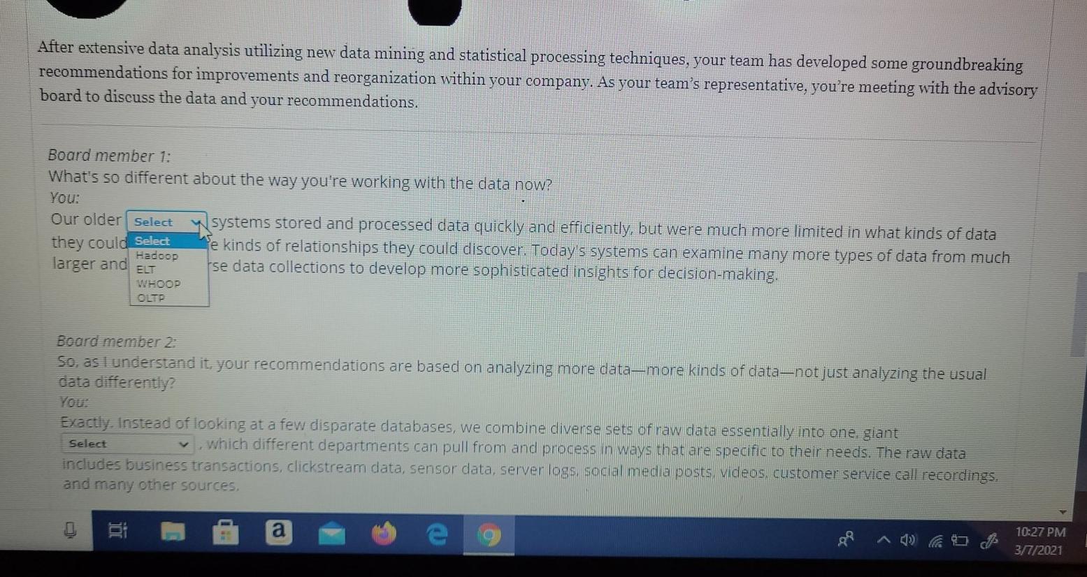 tables and, in many cases, they can provide improved access speed and