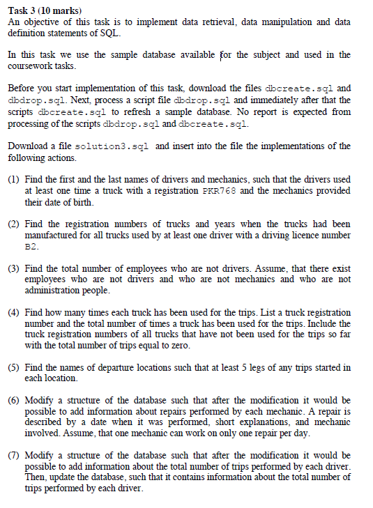  THE CODE BELOW IS dbcreate.sql, THE COPIABLE SQL CODE (ALL THE