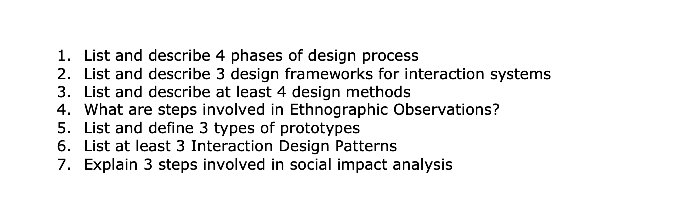  PLEASE DO NOT USE ANY AI!!!! List and describe 4 phases