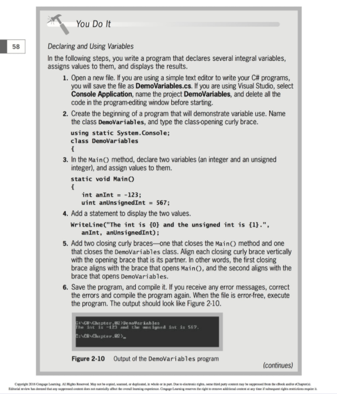  - Program is for C#. I am completely lost. The instructions
