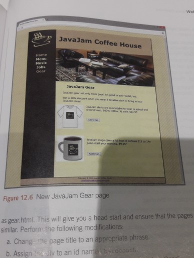  javajam chapter 12 web development and design foundations with html5 8th